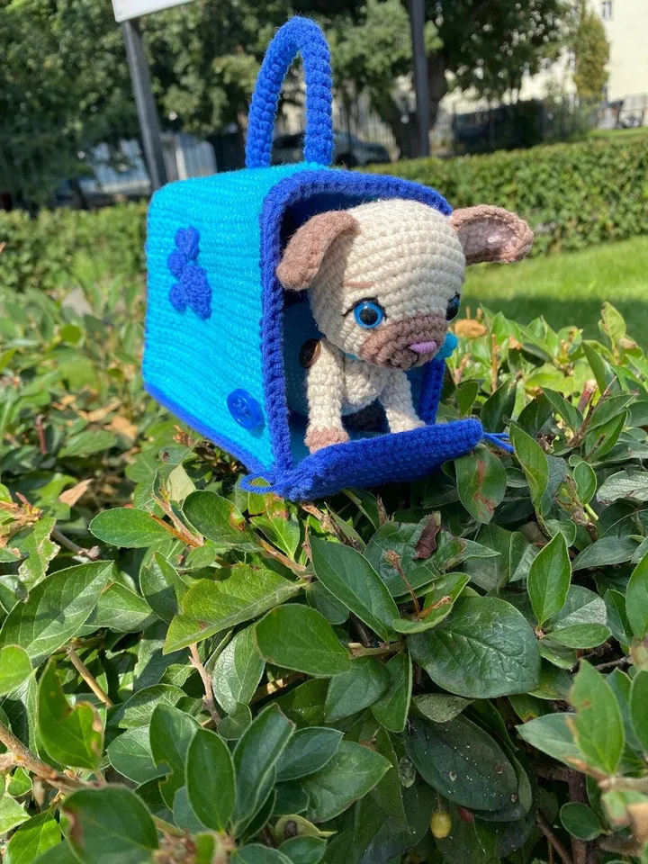 PDF Crochet cat in a carrier bag pattern, Amigurumi cat pattern, crochet kitty, Cute cat, Animal pattern, Amigurumi animal, Crochet animal