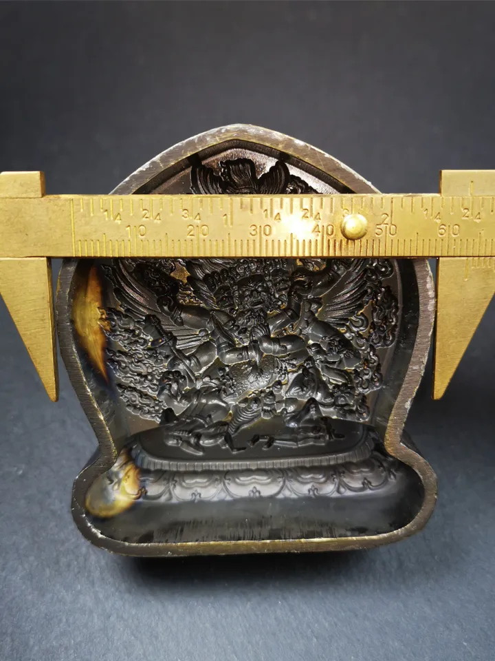 Gandhanra Tibetan Buddha Statue Tsa Tsa Mold, Vajrakilaya Tsha Tsha Mould For Making Clay Statue,2.95&quot; × 2.6&quot;