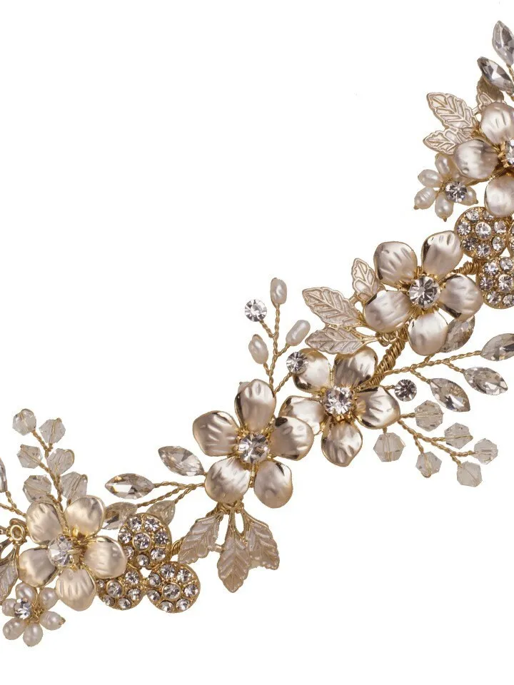 Boho Flowers Wedding Headband