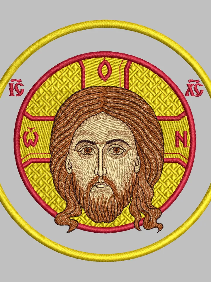 Jesus Chris embroidery design