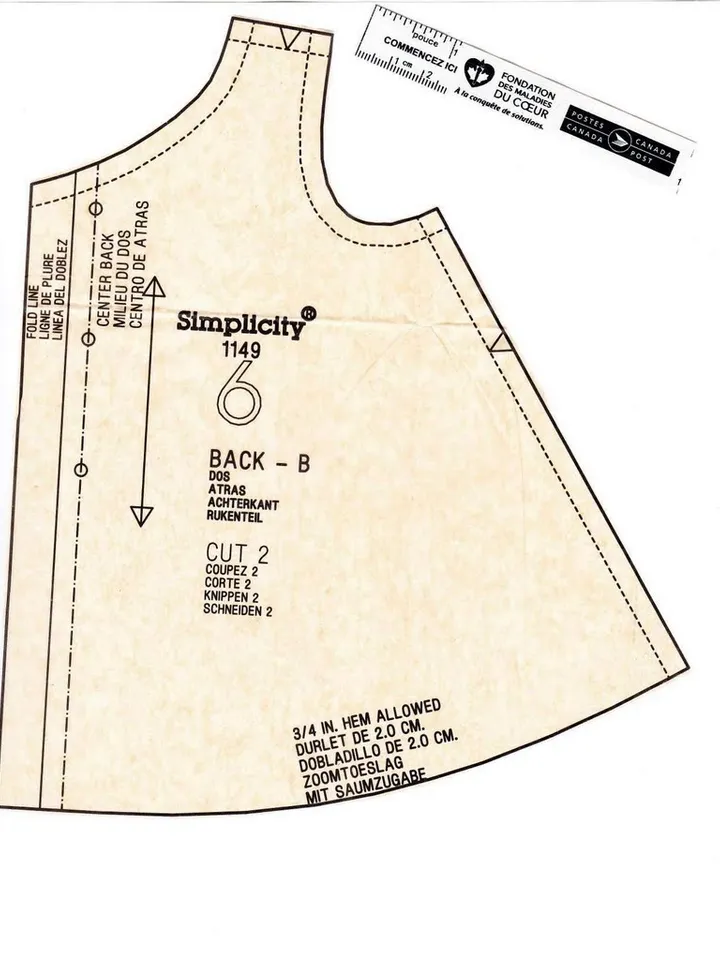 Vintage Sewing Pattern Dolls 18" Copy Simplicity 1149 Wardrobe Clothes for Dolls 18" Digital Download PDF