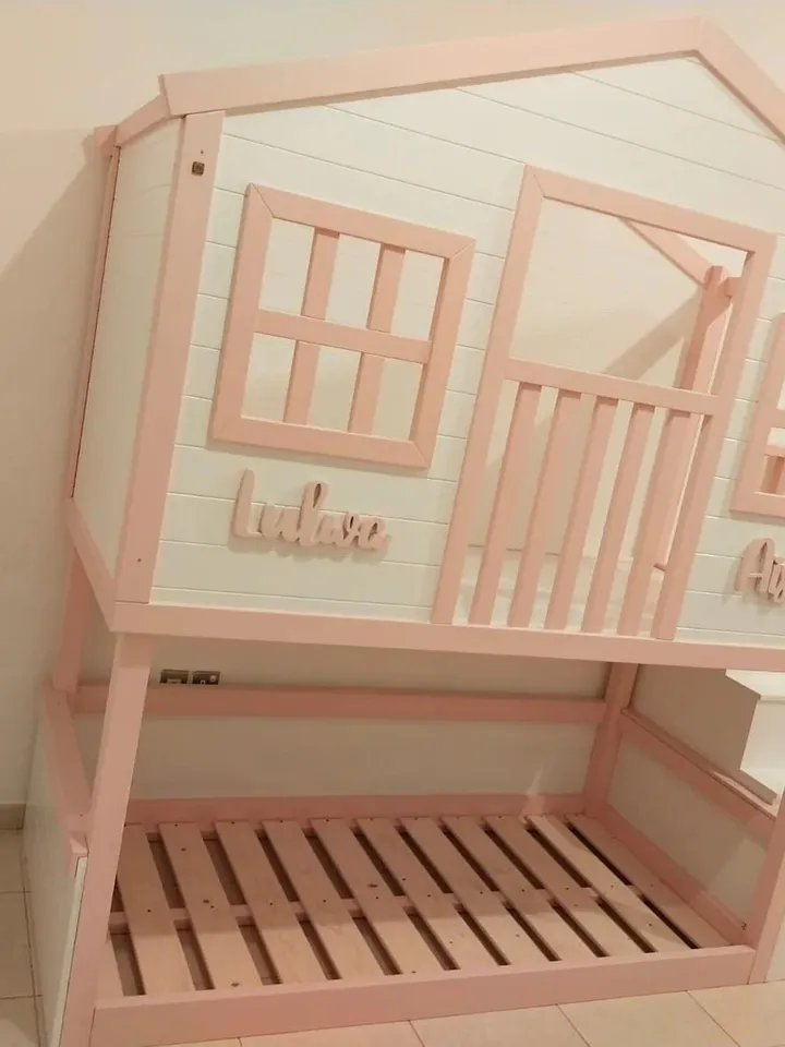 Handmade Inspired Toddler | Furniture & Toys Children's modern Bed Playhouse