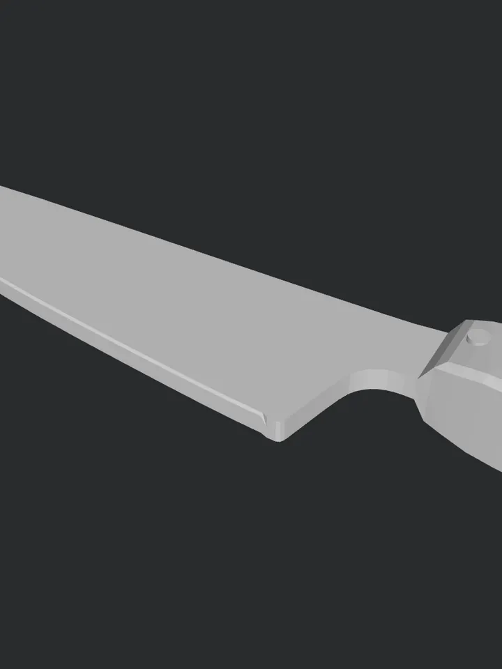 3D MODEL Miniature big knife model ready to print