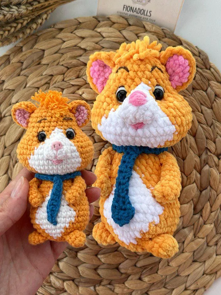 Crochet pattern hamster - Amigurumi pattern pet toy - Pdf English tutorial