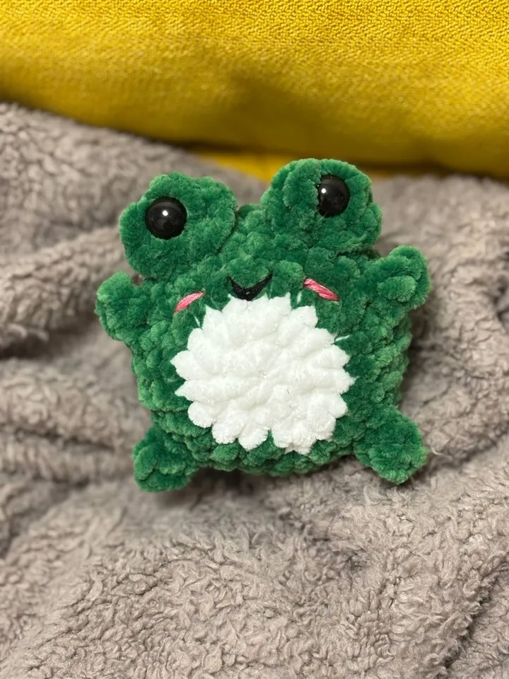 Handmade Crochet Frog Amigurumi
