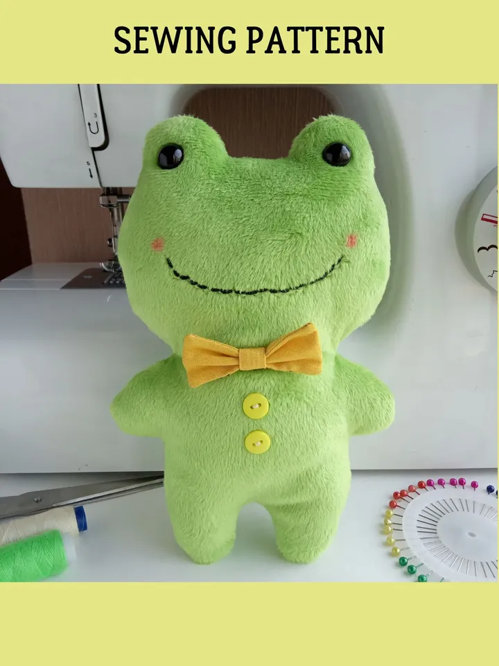 Plush Frog Pattern PDF