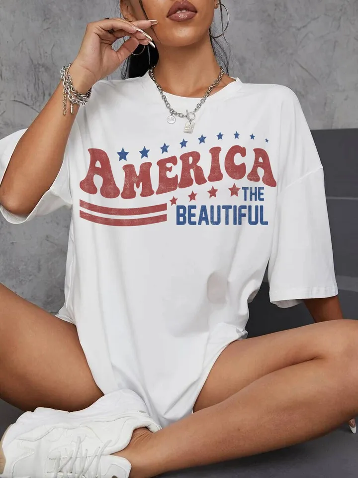 America the Beautiful PNG, Stars and Stripes PNG, Retro America PNG, 4th Of July Png, America Png, Patriotic Png, Sublimation Design