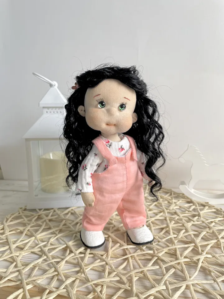 Handmade Poseable Art Doll - Waldorf-Inspired Collectible Heirloom Gift for Girls (20cm)