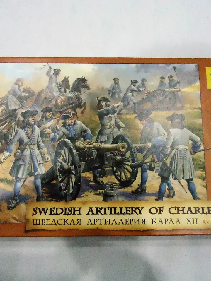 Swedish artillery of Karl XII 8066 "Zvezda" 1/72 Napoleonic