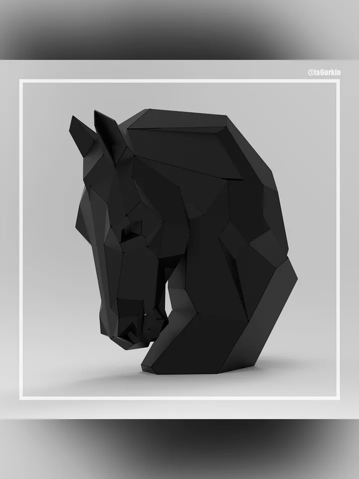 Welding Project Plans Drawings Chess Horse (DXF, PDF)