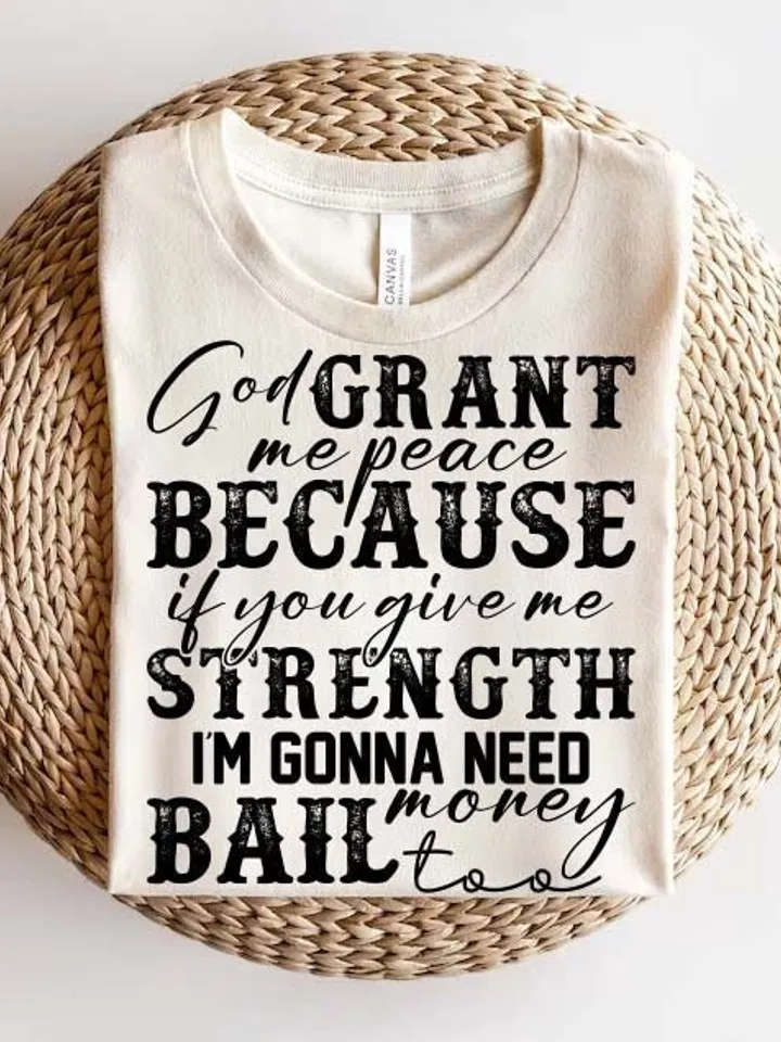 God Grant Me Strength Humor Funny Sublimation svg PNG File | Sarcastic Quote Digital Download | PNG Sublimation | PNG Clipart