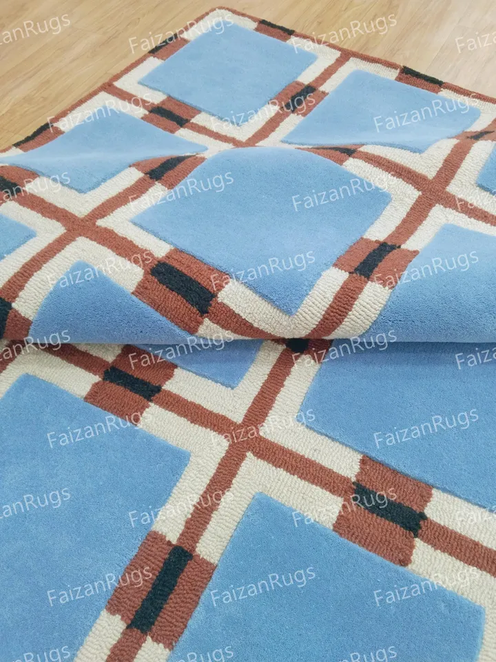 Evelina Kroon Hand Tufted Rug 100% Wool for living room, bed room, kids room in any size 10x14,10x12,9x12,8x10,6x9,5x8,4x6