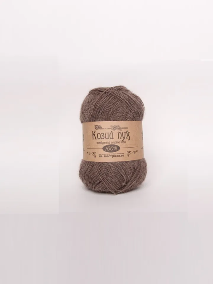 Orenburg downy, 100% goat down yarn, white, natural, color, 150 g, 555 m, Premium unique Yarn