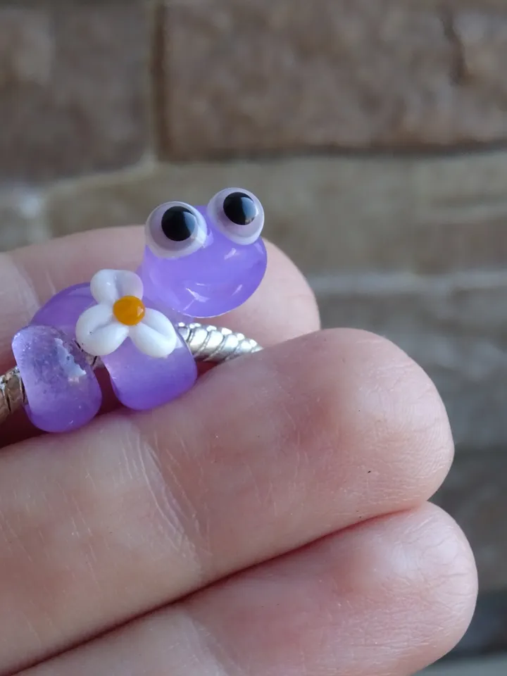 Snake beads Glass snake dread beads Large hole beads European beads European bracelet Snake Charm beads snake lampwork beads big hole bead