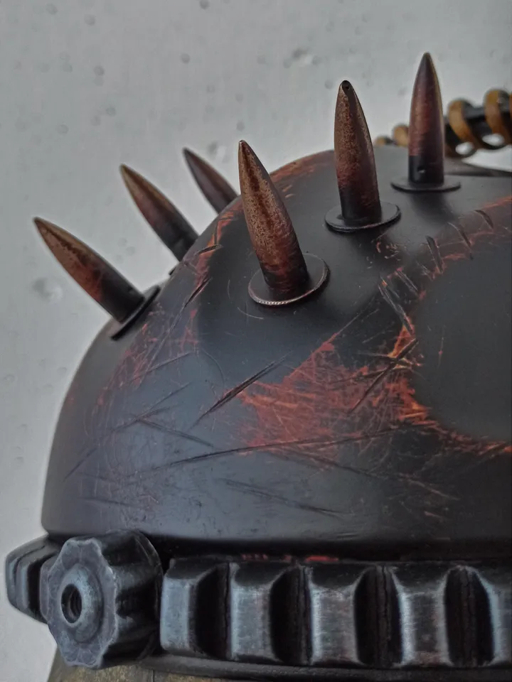 Post-apocalyptic hockey mask