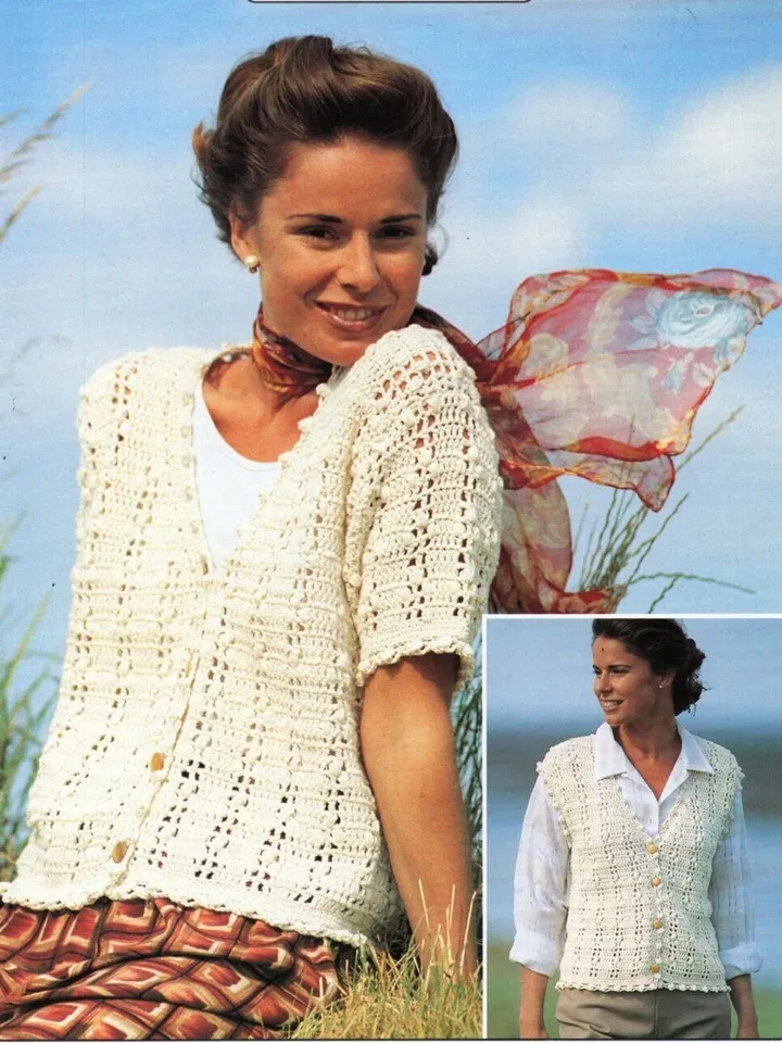 Cardigan crochet pattern, women card , summer cardigan pdf