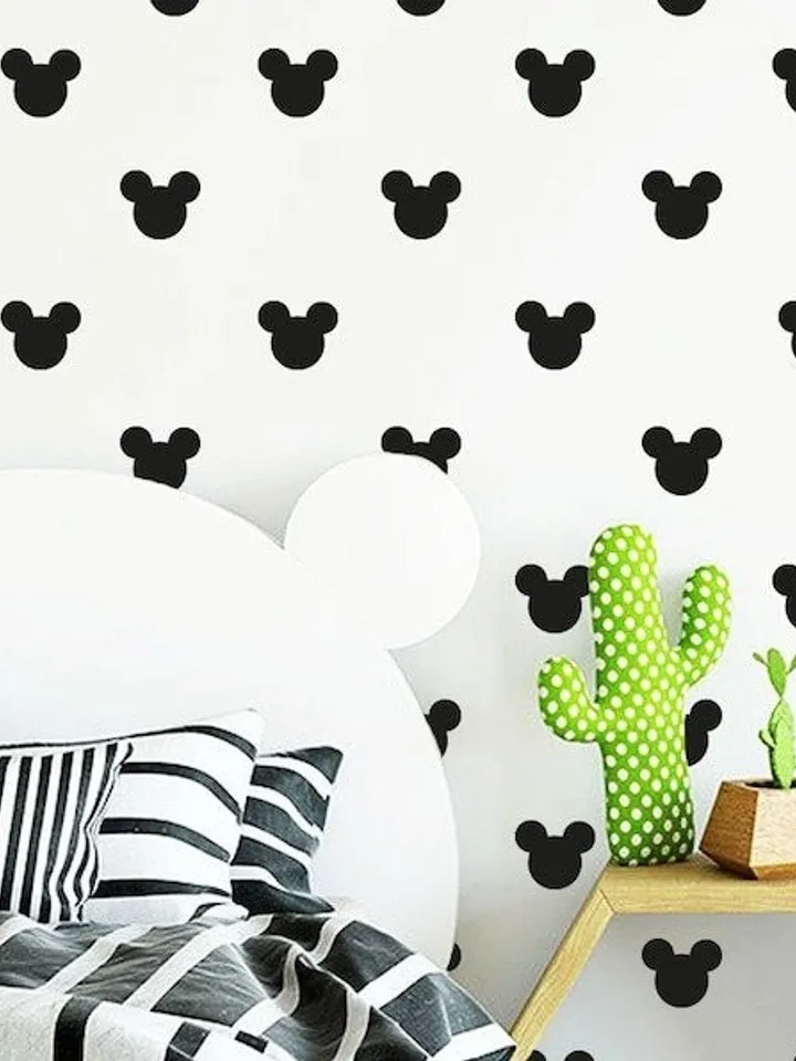 Mickey Mouse Wall Decal - Mickey Heads Decal, Kids Room Decal, Disney Wall Decal, Disney Sticker, Nursery Décor, Gift or Him ga288