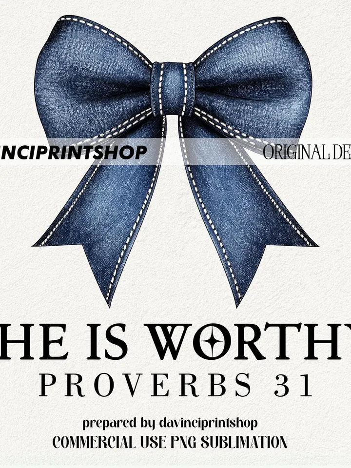 She is Worthy Bow PNG, Women's Christian png, Christian Coquette Designs, Trendy Christian Shirt Ideas, Christian Shirt png, Girly Faith png