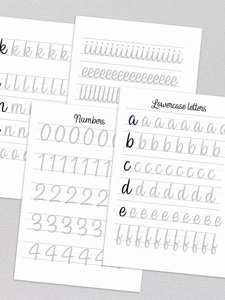 Calligraphy Worksheet, Calligraphy Practice Worksheets, Calligraphy Practice