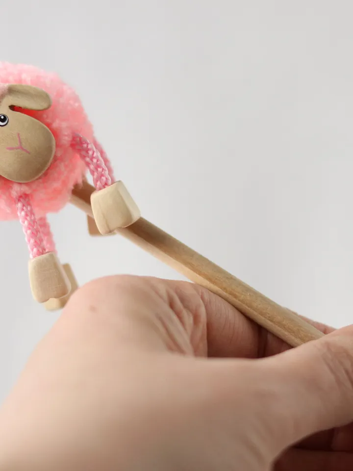 Personalised pencil topper funny gift for kids party bags fillers cute Lamb favours farmer gift
