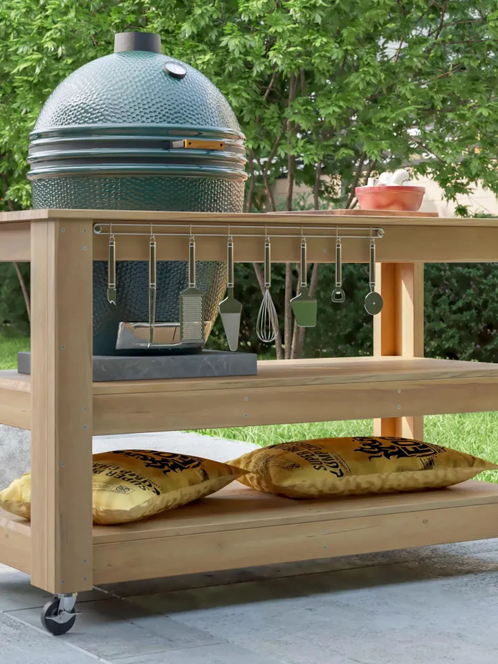 DIY Big Green Egg Table Plans, PDF