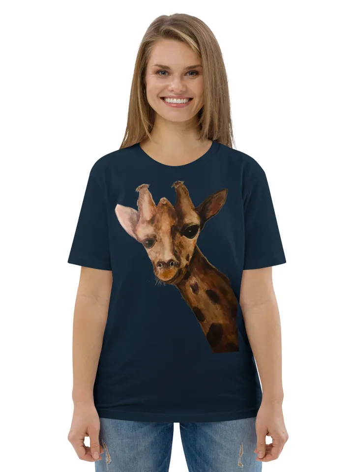 Girrafe Unisex organic cotton t-shirt