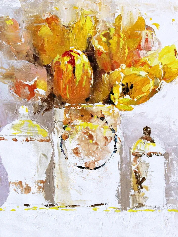 Yellow tulips