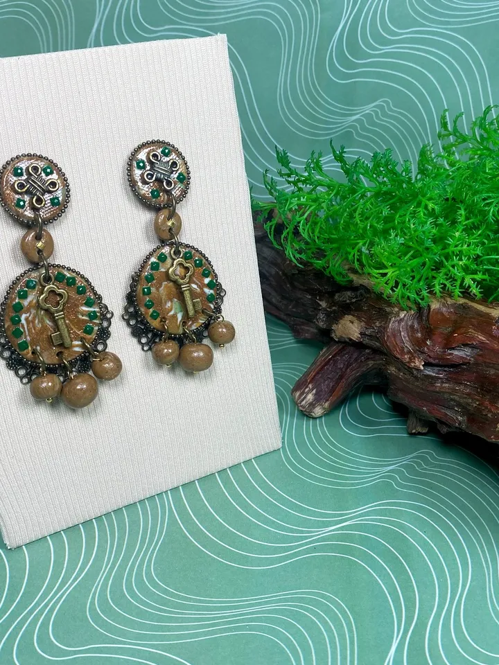 Handmade earrings. Handmade jewelry.