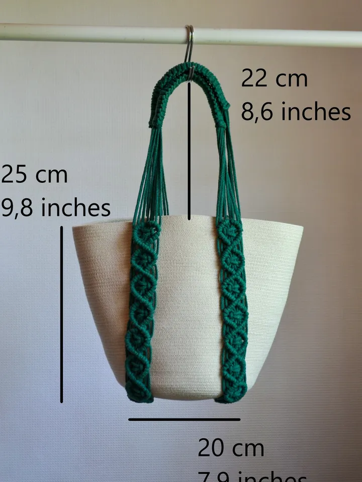 Macrame Summer Tote Bag - Womens Essential for Beach and Everyday Use
