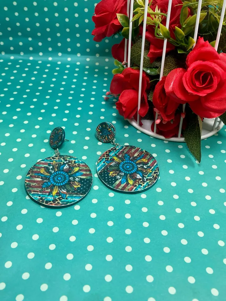 Handmade earrings. Handmade jewelry.Bright, voluminous handmade earrings.