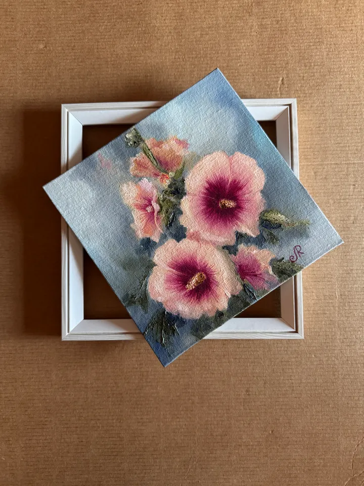 Flowers Original Painting Floral Oil Wall Art