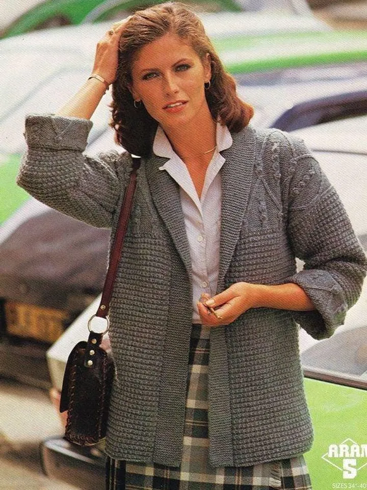 Cardigan pattern, women jacket, women ladies knitting pattern, aran cardigan pdf instant download