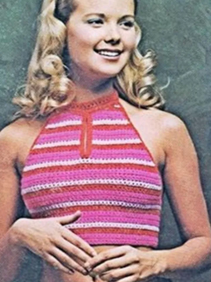 Top crochet pattern halter top crochet beginner top pattern pdf