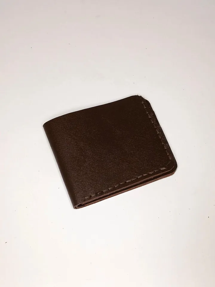Handcrafted Bifold Wallet for Men, Made from Cowhide Leather, Leather Wallet Men Groomsman Wallet Slim ID Credit Card Wallet.