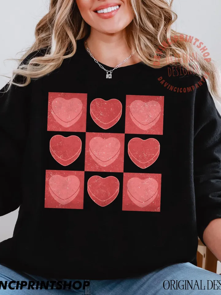 Checkered Retro Valentines Heart png, Valentines png, Heart png, Love png, Valentines Shirt Sublimation, Retro Valentines png, Heart, retro