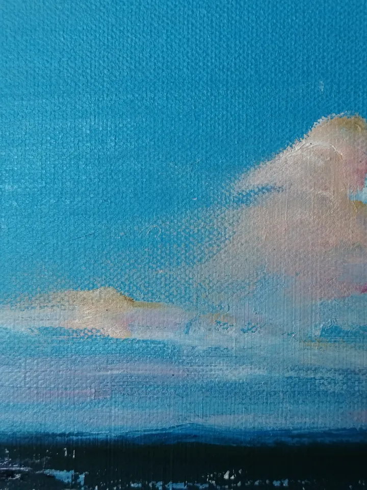 Sea, seascape, oilpainting on canvas 50x40 cm