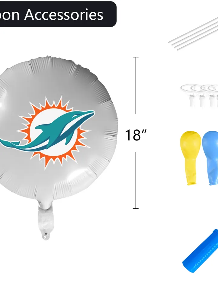 Miami Dolphins Foil Balloon