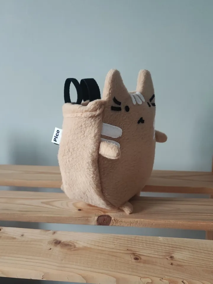 Chalk bag Сat beige for rock climbing