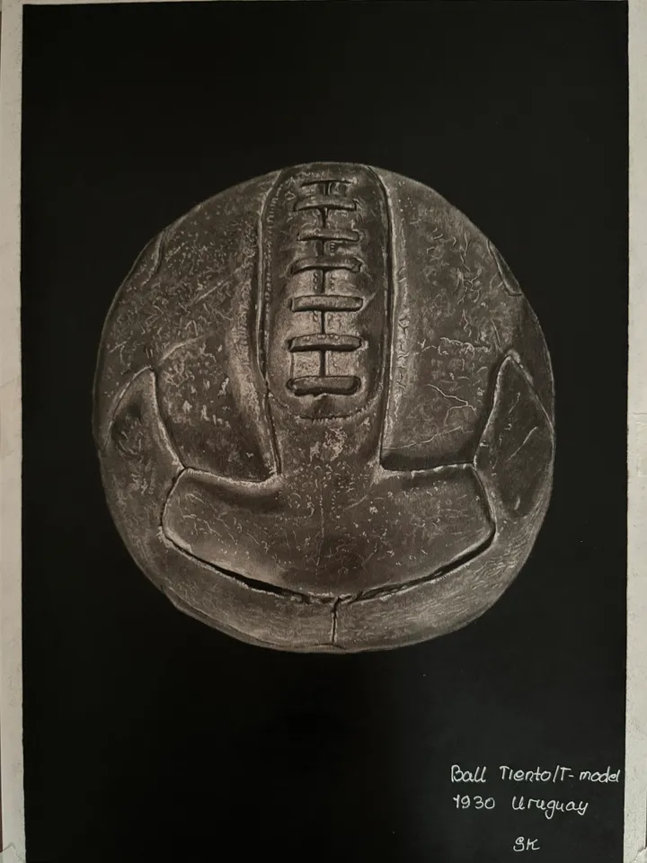 “World Cup ball” Uruguay 1930 №1 from 16 pieces“ art collection 4