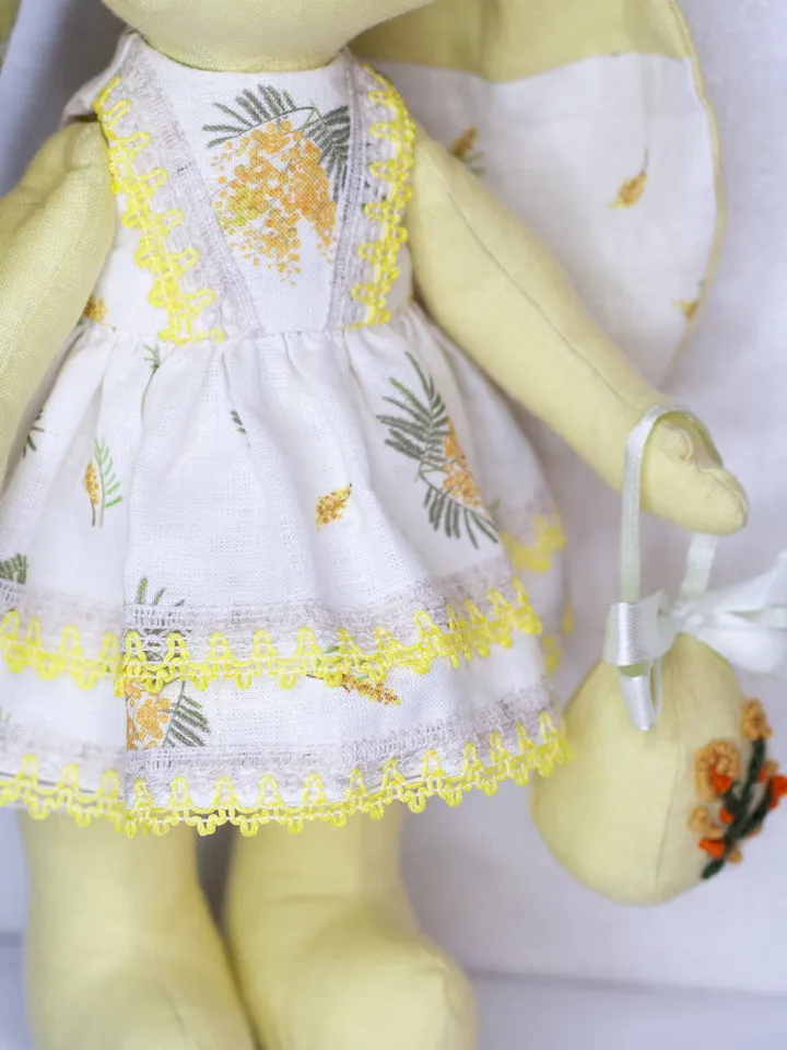 Ethically-made Linen Toys for Sustainable Playtime - Shop Now/ Bunny Rabbit