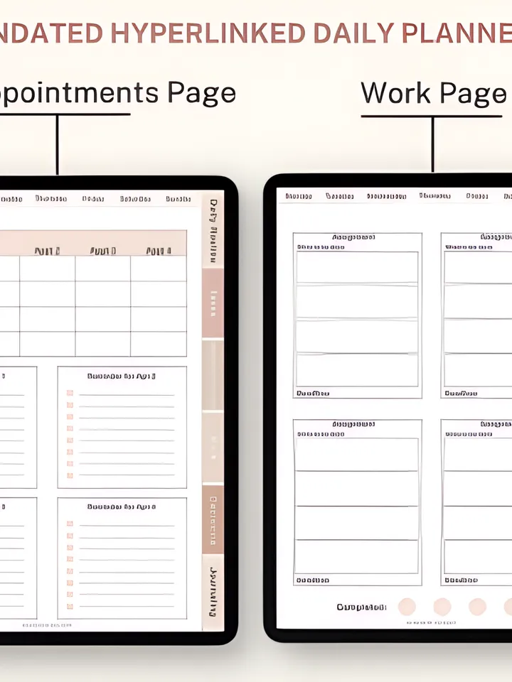 Adhd Digital Planner, Adhd Daily Planner