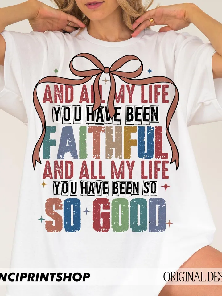 All My Life Faithful Png, Retro Christian png, Bible Verse png, Jesus png, Religious Png, Christian Sublimation, Sublimate Designs Download