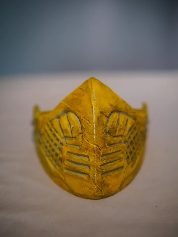Scorpion mask from Mortal Kombat Mortal Kombat Scorpion mask