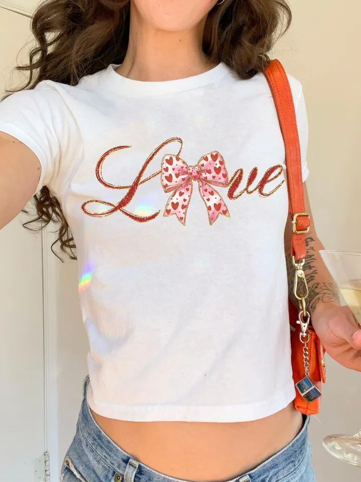 Love Coquette png, Love sublimation, Valentine's Day Digital Designs Download, Coquette bow png, Trending Vday designs, Aesthetic Valentines