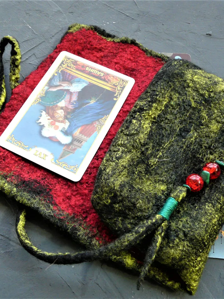 Tarot bag Mushrooms