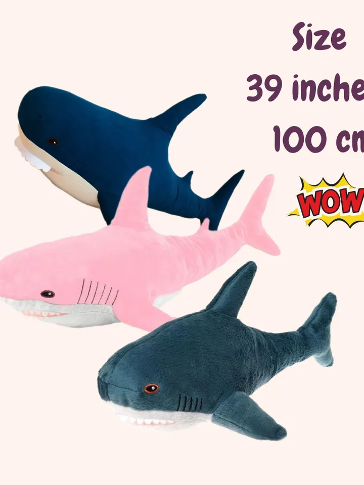 Shark Plush Sewing Pattern - PDF Digital Download - Plush Sewing DIY Project - Step-by-step tutorial - Shark Cushion, Fish Pillow