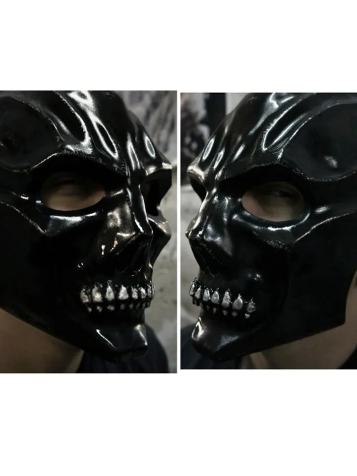 Scull mask - Adult mask - custom made mask - masquerade mask - sculptural - larp