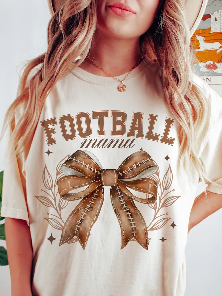 Coquette Football Mama Png, Football Coquette Bow Png, Football Mom, Game Day, Fall Football, Football Season Png, Sports Png, Coquette Png