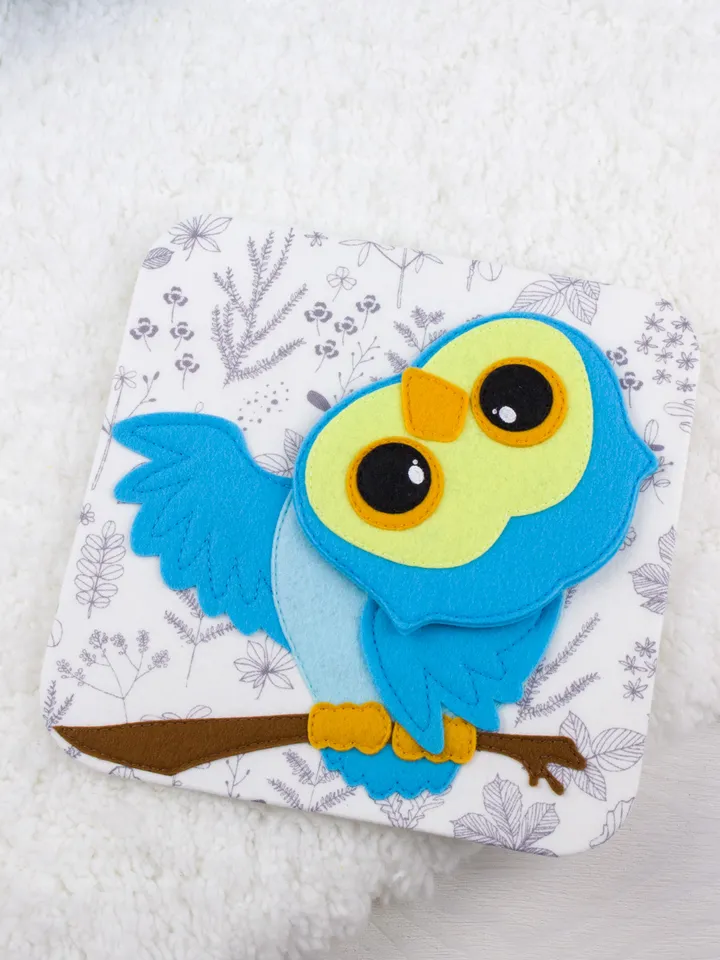 Owl - Felt Applique - Sewing Pattern