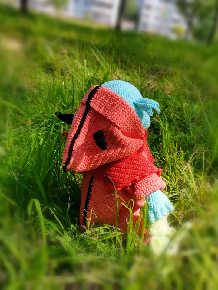 Crocheted dragon amigurumi, souvenir handmade toy, christmas gift, birthday gift
